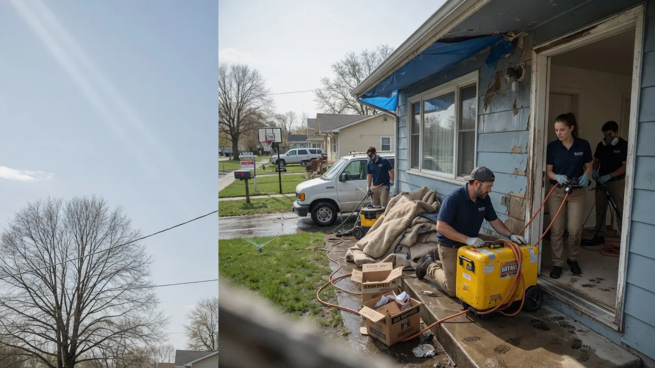 Basement Flood Cleanup in Shadyside, OH near me